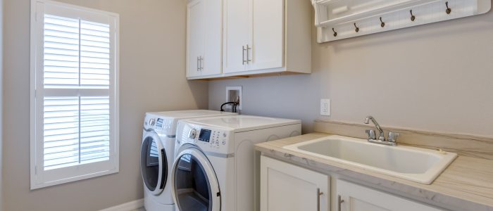 Photo of a laundry room